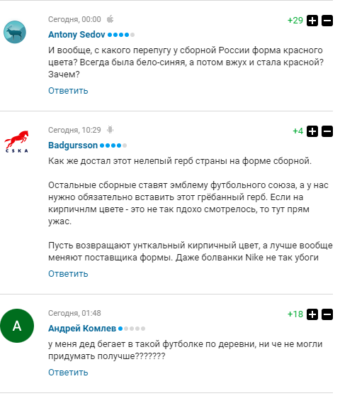 "Убогість". Нова форма збірної Росії з футболу викликала глузування уболівальників: фото ганьби