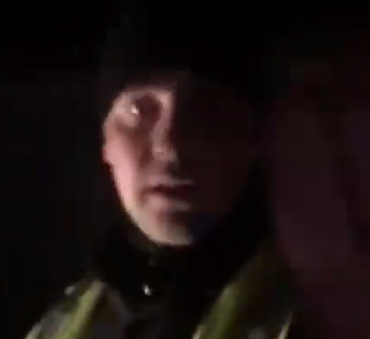 "Власник": під Києвом поліціянт потрапив на відео через безглузду фразу