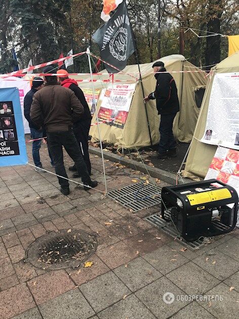 Протесты Саакашвили в Киеве: у одного из участников диагностировали "передоз"