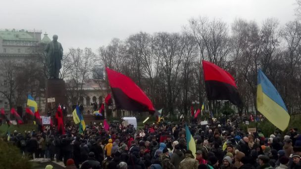 Парк, Майдан, СИЗО, ГПУ: как прошел новый марш сторонников Саакашвили