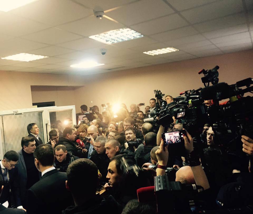 В Киеве состоялся суд над Саакашвили: все подробности
