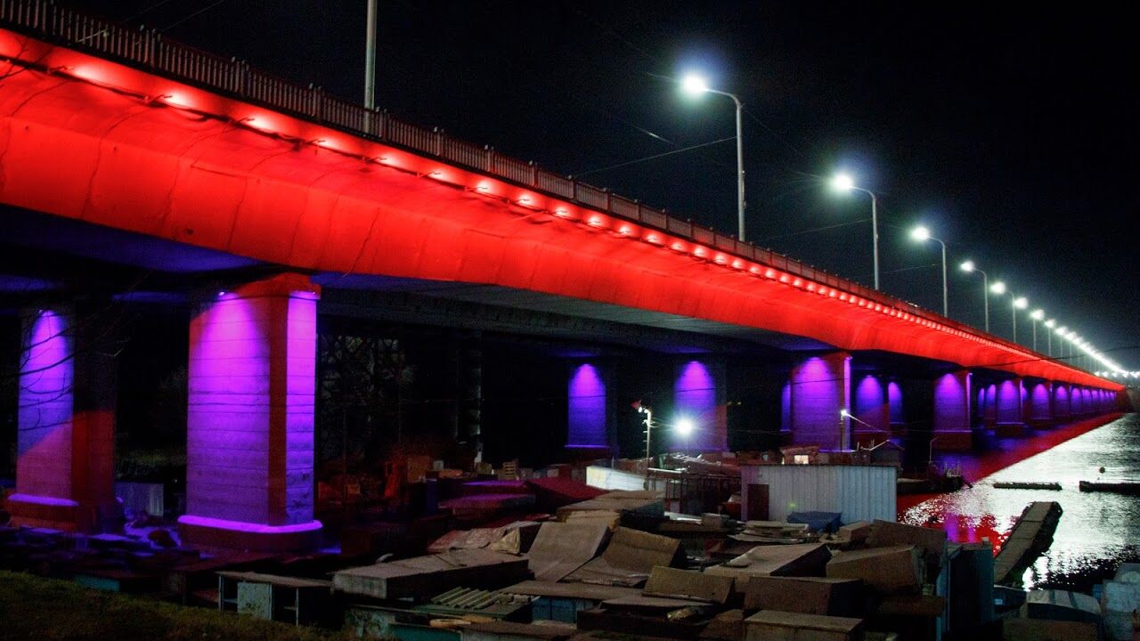 Огни переправы: Филатов представил уникальное динамическое освещение Кайдакского моста в Днепре
