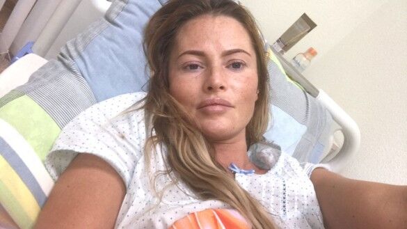 Дана Борисова в больнице