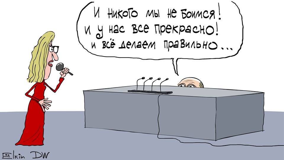 Відомий художник передав суть прес-конференції Путіна одним малюнком