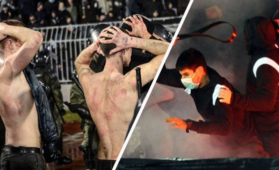 Матч чемпионата Сербии по футболу превратился в кровавую бойню: появились жуткие фото