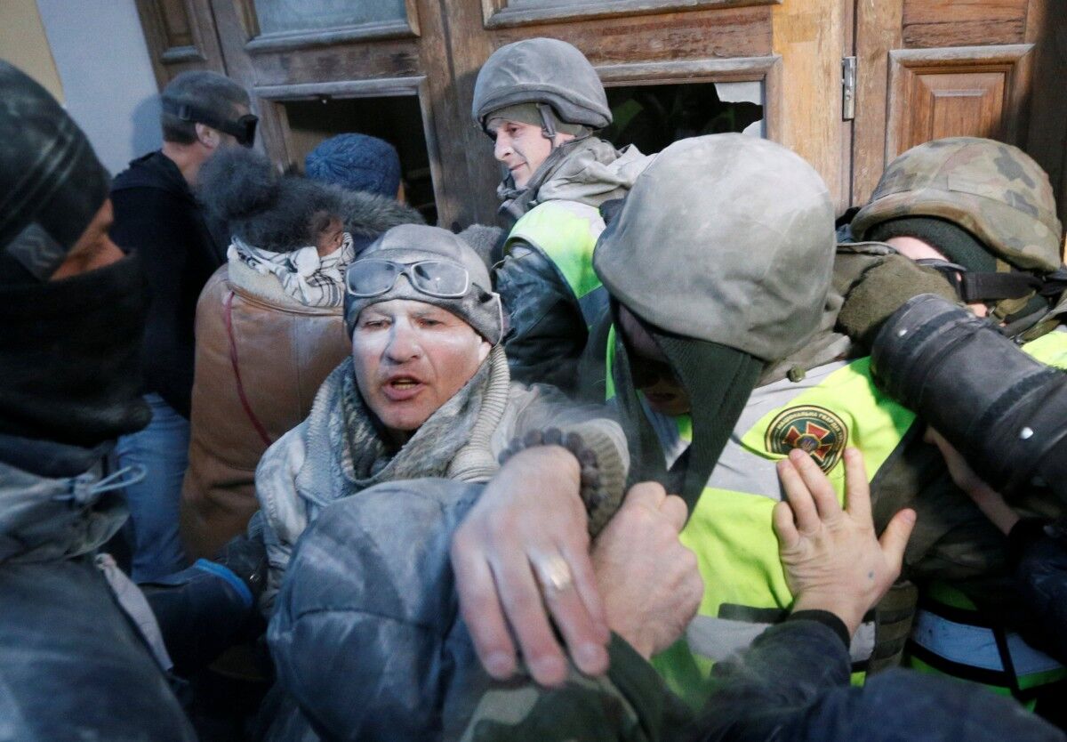 Сторонники Саакашвили штурмовали Октябрьский дворец: все подробности