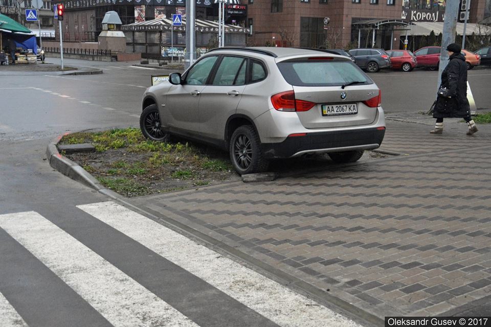 "Подвид твердолобых": сеть взорвал герой парковки в Киеве