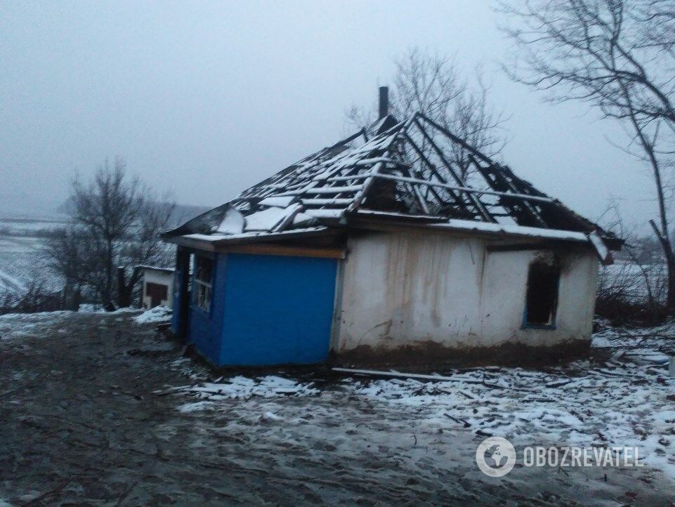 Пожар в селе Драбовцы