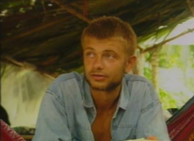 Сергей Сакин во время съемок телешоу "Последний герой"