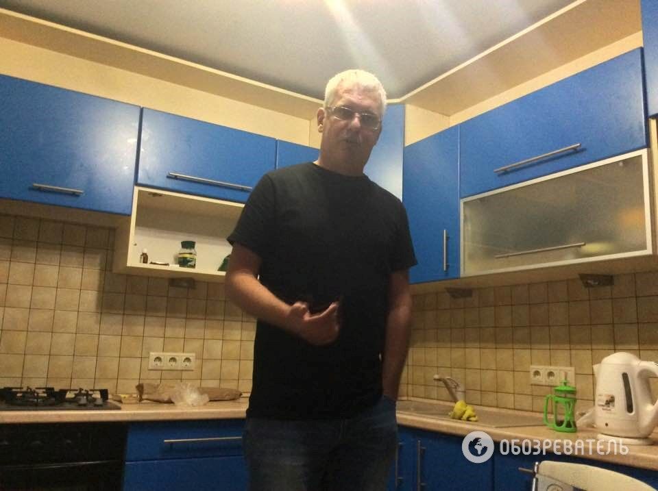 Юрий Покиньборода в своей квартире на Отрадном в Киеве