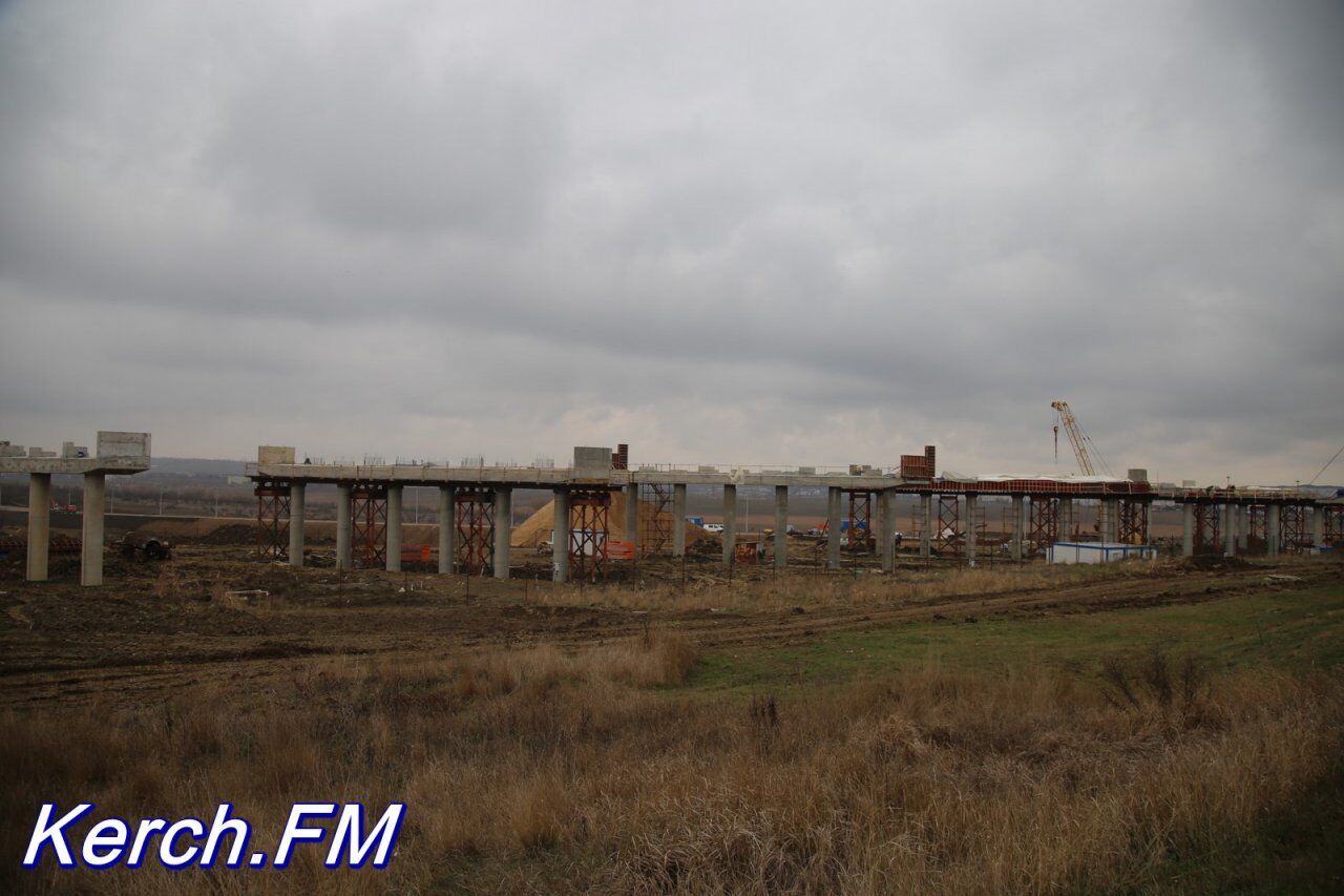 Строительство Керченского моста: появились свежие фото