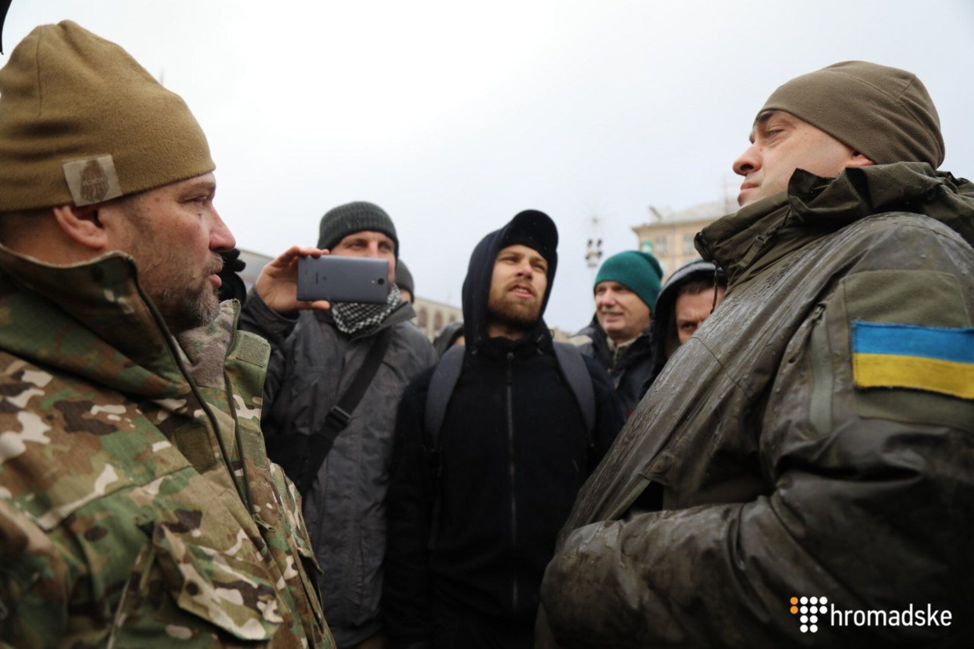 На АнтиМихомайдане напали на советника Порошенко: появились фото и видео