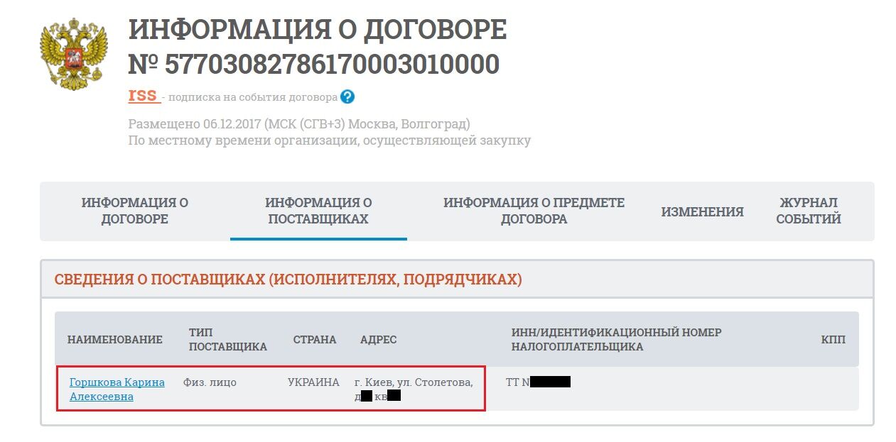 Жена украинского чиновника стала сотрудницей ведущего кремлевского СМИ: опубликован документ