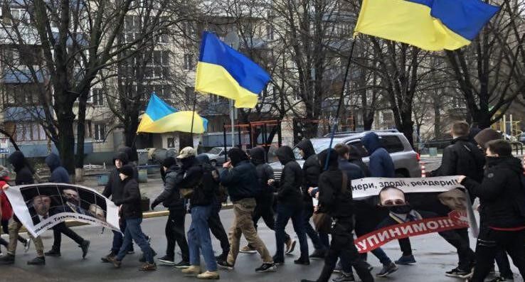 У Києві пройшов "марш проти свавілля судді Ємельянова та його поплічників Маліка і Татькова"