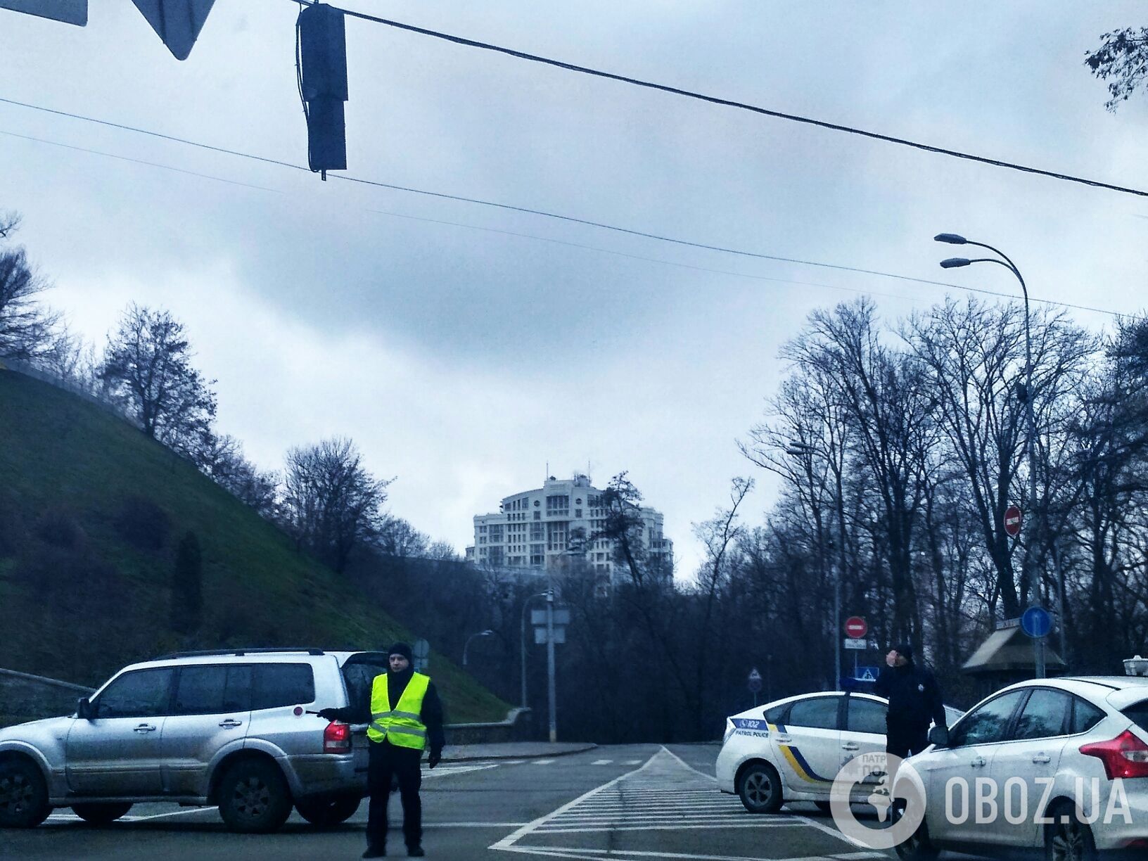 Центр Киева застыл в пробках