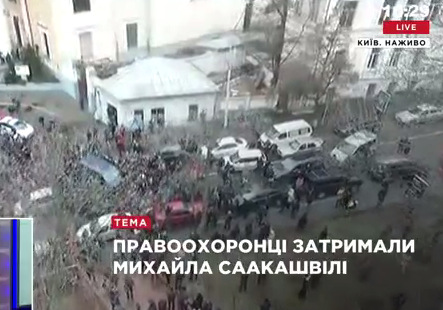 З'явилося відео затримання та вивезення Саакашвілі