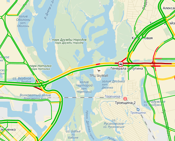 В Киеве авто слетело в кювет и опрокинулось: опубликованы жуткие фото