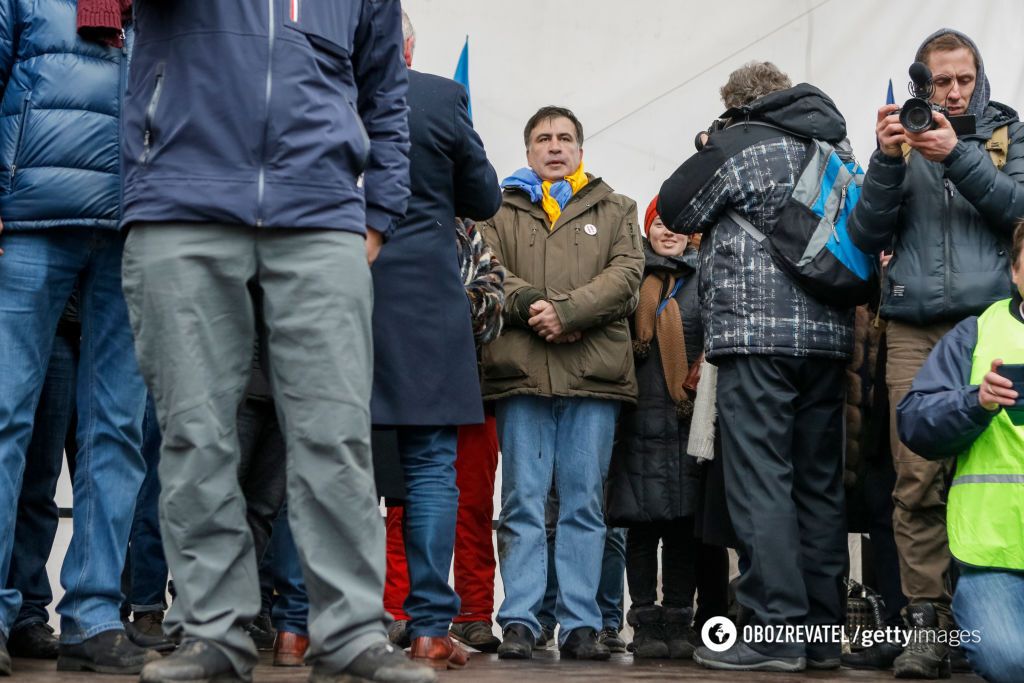 С обысками и угрозами суицида: в Киеве задержали Саакашвили, все подробности