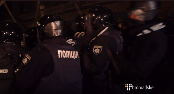 У Києві прихильники Саакашвили побилися з поліцією: є постраждалі