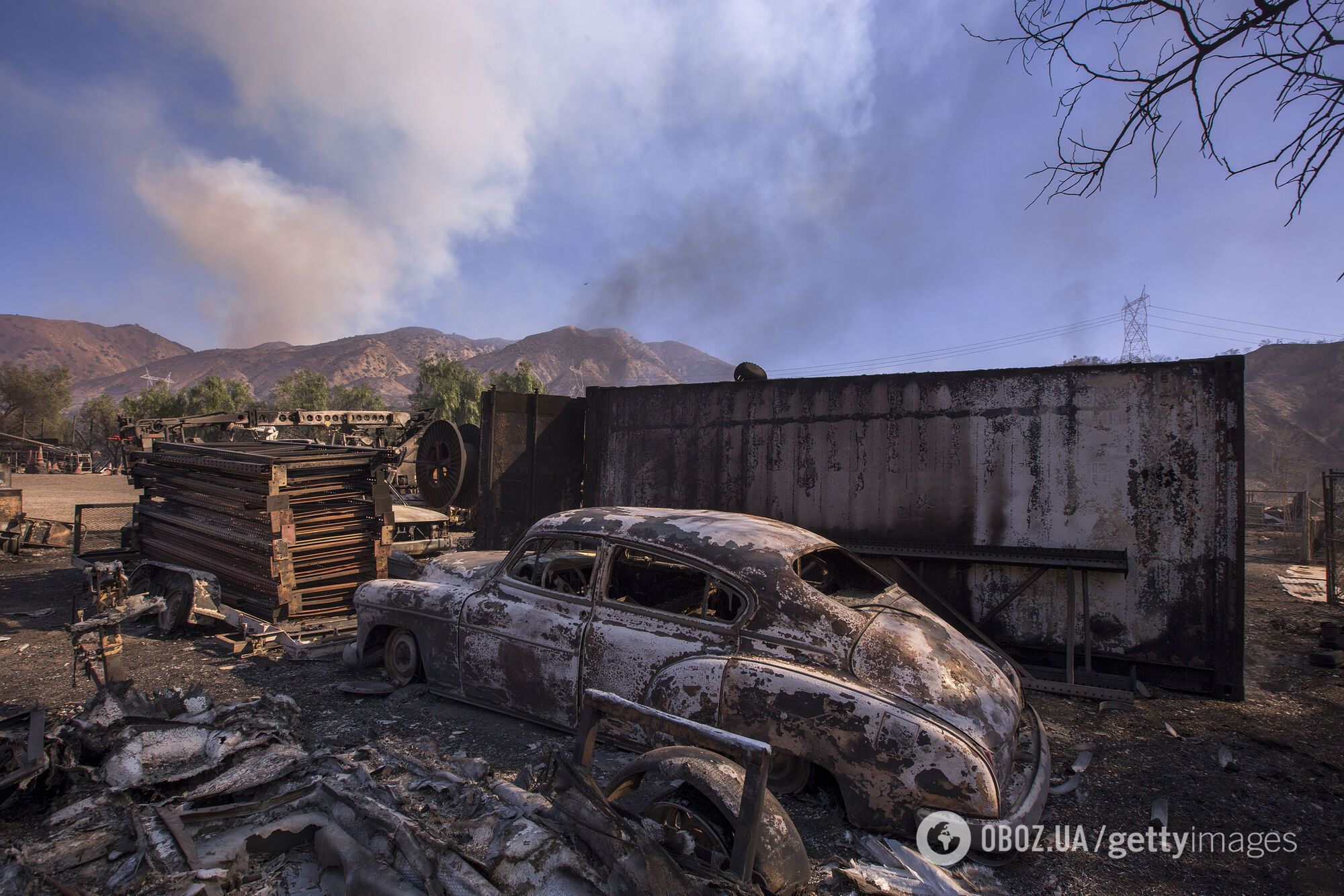  Огненный ад: появились жуткие фото последствий пожара в Калифорнии