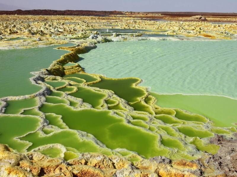 Самое негостеприимное место на Земле: космические пейзажи пустыни Данакиль