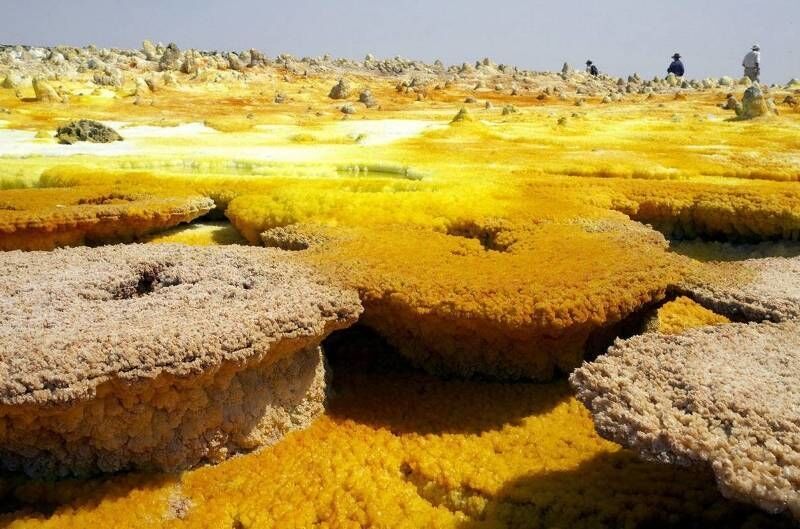 Самое негостеприимное место на Земле: космические пейзажи пустыни Данакиль