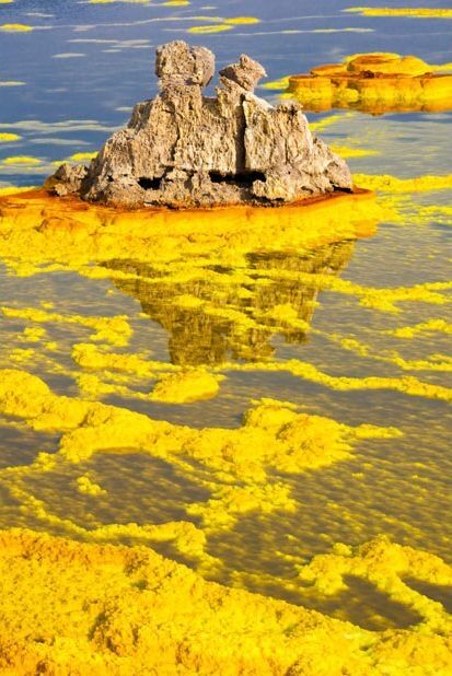 Самое негостеприимное место на Земле: космические пейзажи пустыни Данакиль