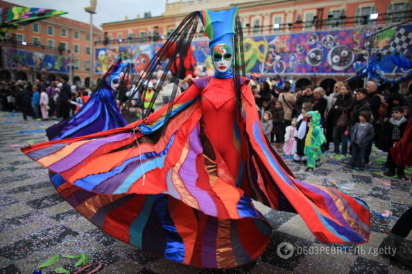 Самый красивый праздник в мире: яркие фото карнавалов Ниццы и Венеции