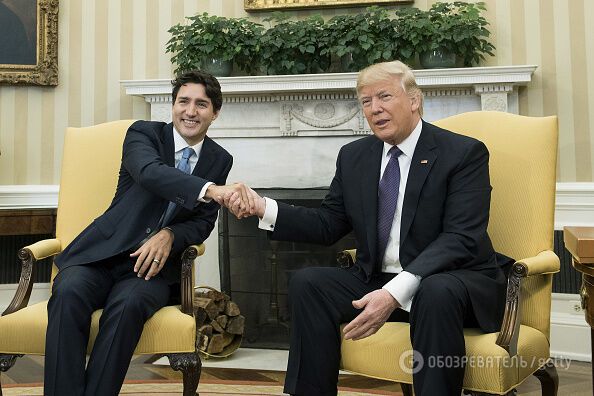 "Не дал потянуть руку на себя": в сети высмеяли рукопожатие Трампа и Трюдо