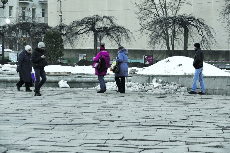 В Киеве "просел" Майдан Незалежности: опубликованы фото