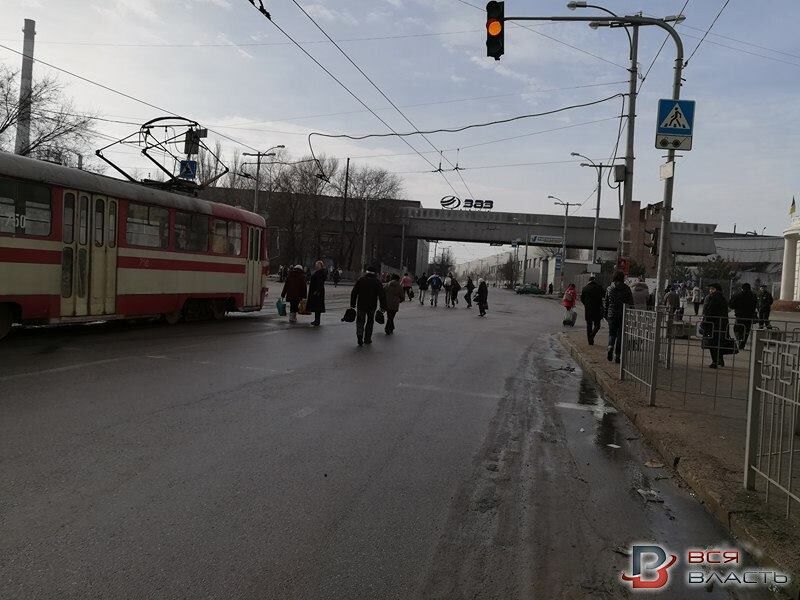 В Запорожье мясники протестовали против чумного карантина (ФОТО)