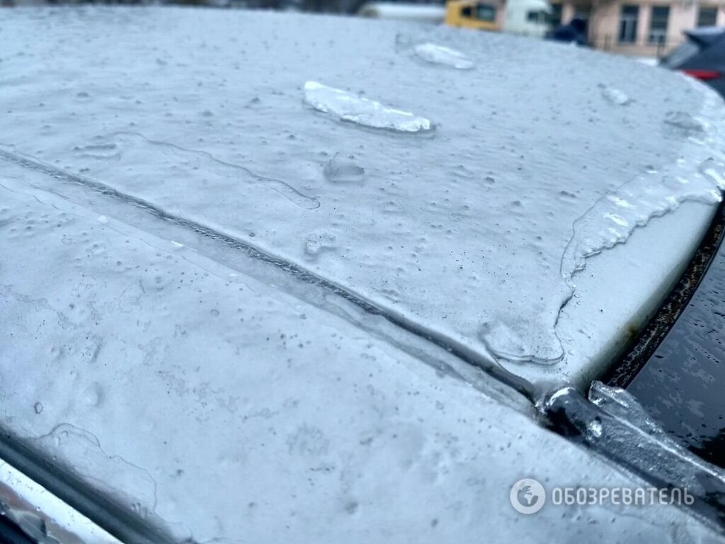 Увага, ожеледь: у Києві погіршилася погода