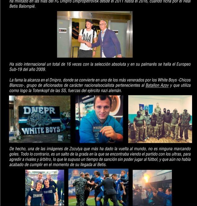 Іспанські фанати опублікували "нацистське" досьє на футболіста збірної України