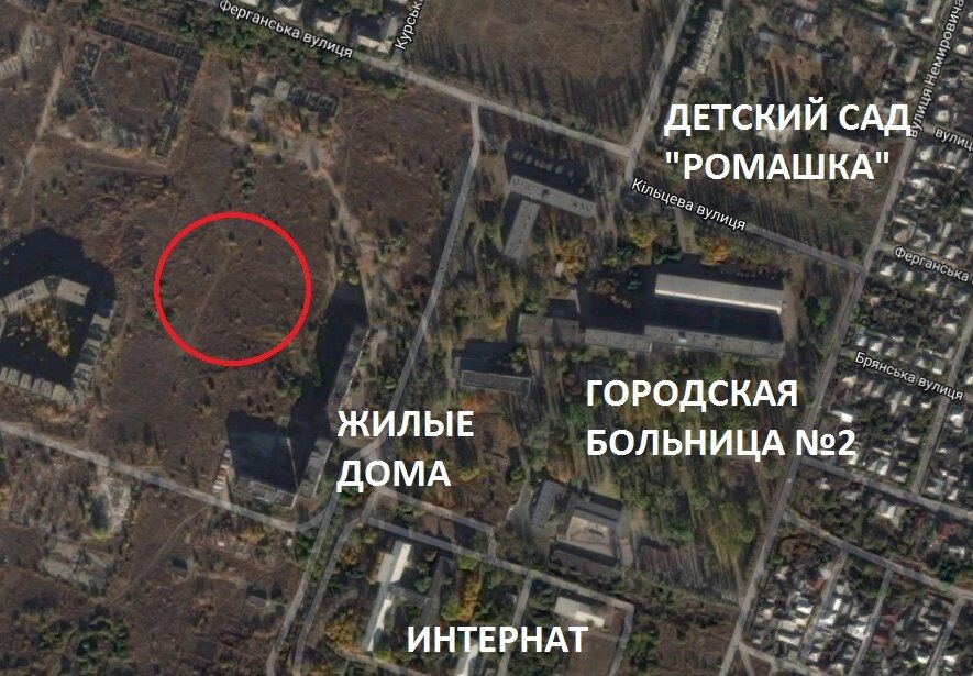 Прикрылись больницей и детской площадкой: очевидцы засняли "любимую позицию" террористов в Макеевке