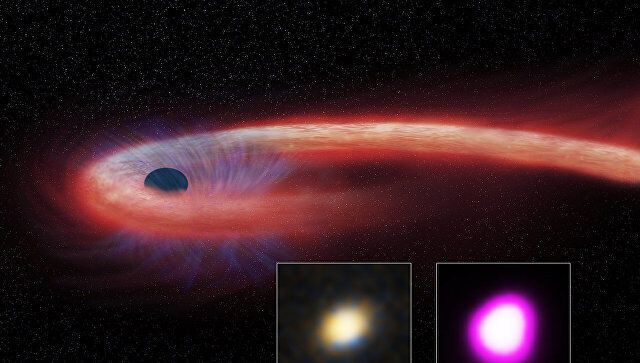 У космосі виявили найненажерливу чорну діру