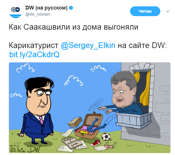 Лишение гражданства Саакашвили: Елкин высмеял "выселение" политика