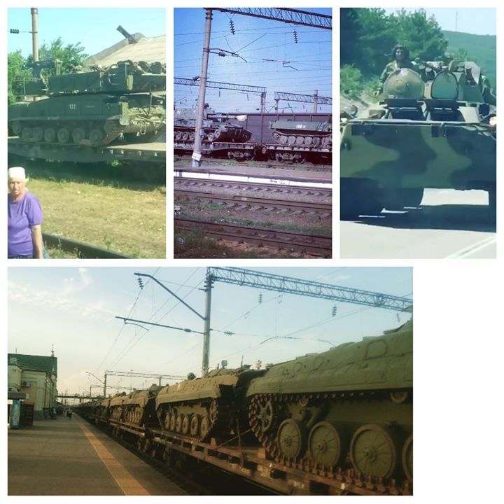 Опять "заблудились"? В сети показали фото российских танков у границ Украины