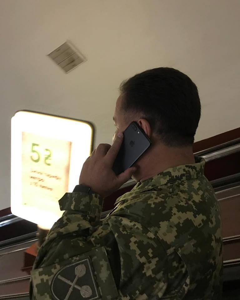 Степан Полторак в метро
