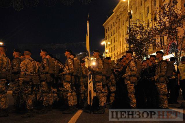 Военный парад в Киеве