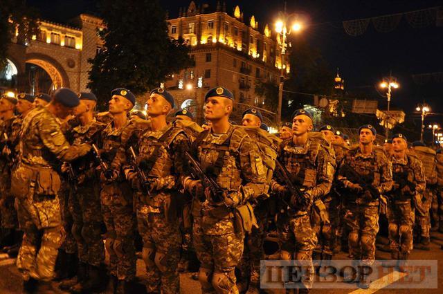 Военный парад в Киеве