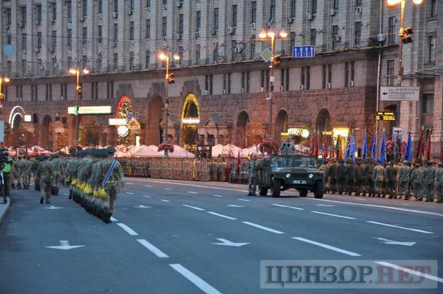 Военный парад в Киеве