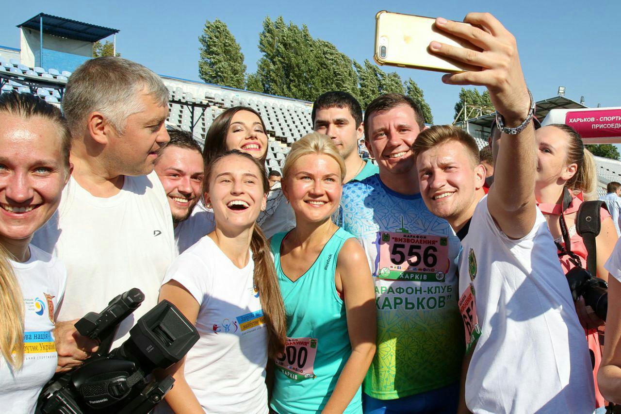 Світлична пробігла 10 кілометрів на марафоні в Харкові: з'явилися фото
