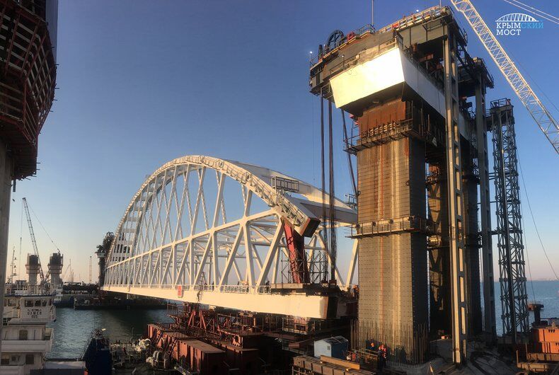 Строительство Керченского моста: появились новые фото из Крыма
