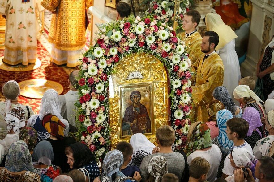 В Выдубицком монастыре находится икона святой равноапостольной Марии Магдалины