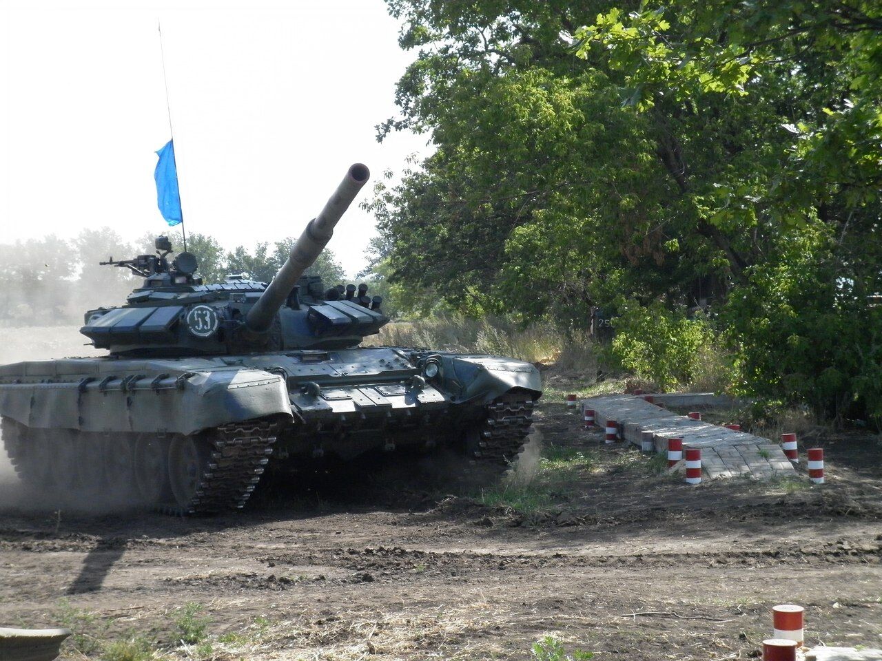 "Ударний біатлон": терористи похвалилися танковими навчаннями на Донбасі