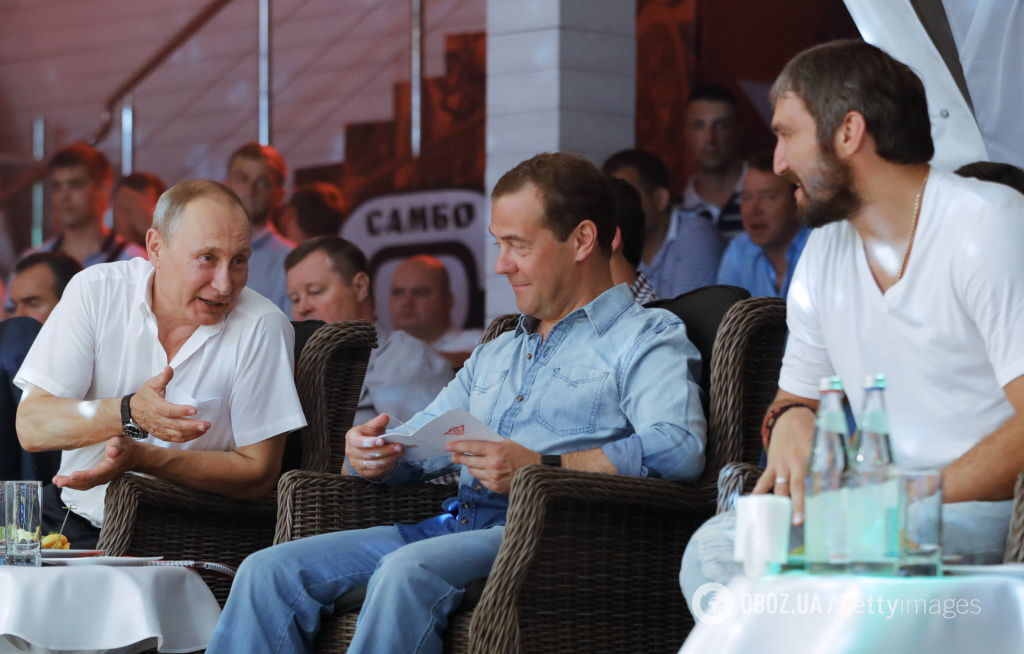 Медведев и Путин в Сочи