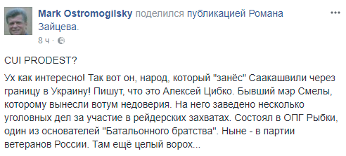 Прорывали границу: в окружении Саакашвили заметили члена "Партии ветеранов России"