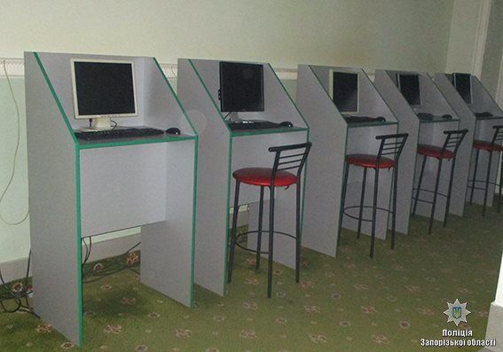 В Запорожье подпольные игротеки маскировались  под национальную лотерею