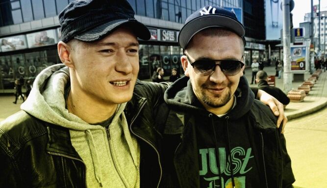 Андрій Хливнюк і Баста, зйомки кліпу "Сонця не видно"