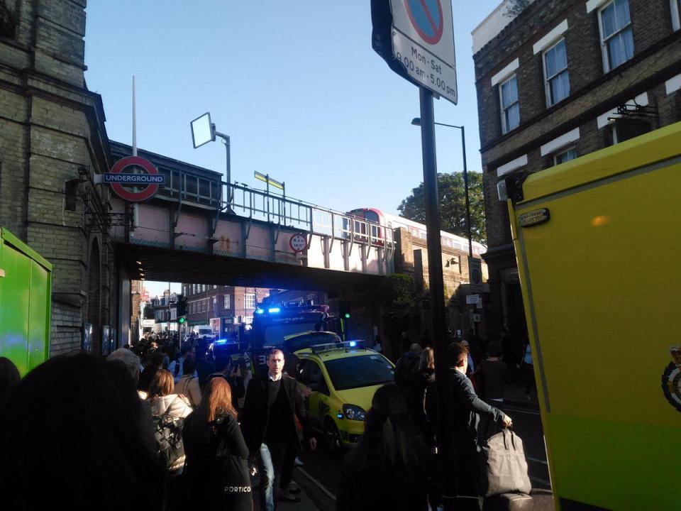 Взрыв в метро Лондона